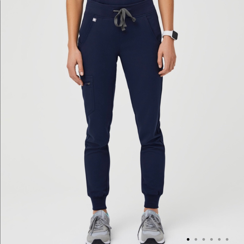 Figs Zamora Jogger Scrub Pants XS Navy Blue